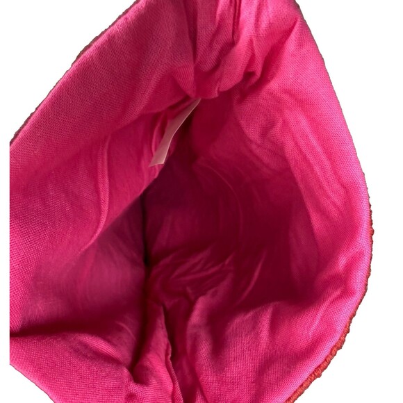 Pottery Barn Vintage Christmas Stocking Y2K Retired Red Wool Needlepoint Hanging - Picture 5 of 6